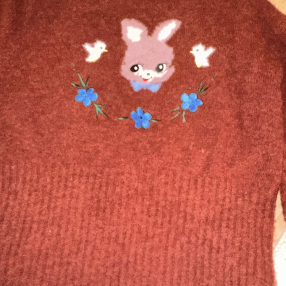 Harry Lambert x Zara Brown Crew Neck Sweater with Elegant Knit Design